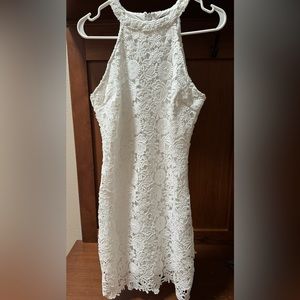 Lulus white lace dress